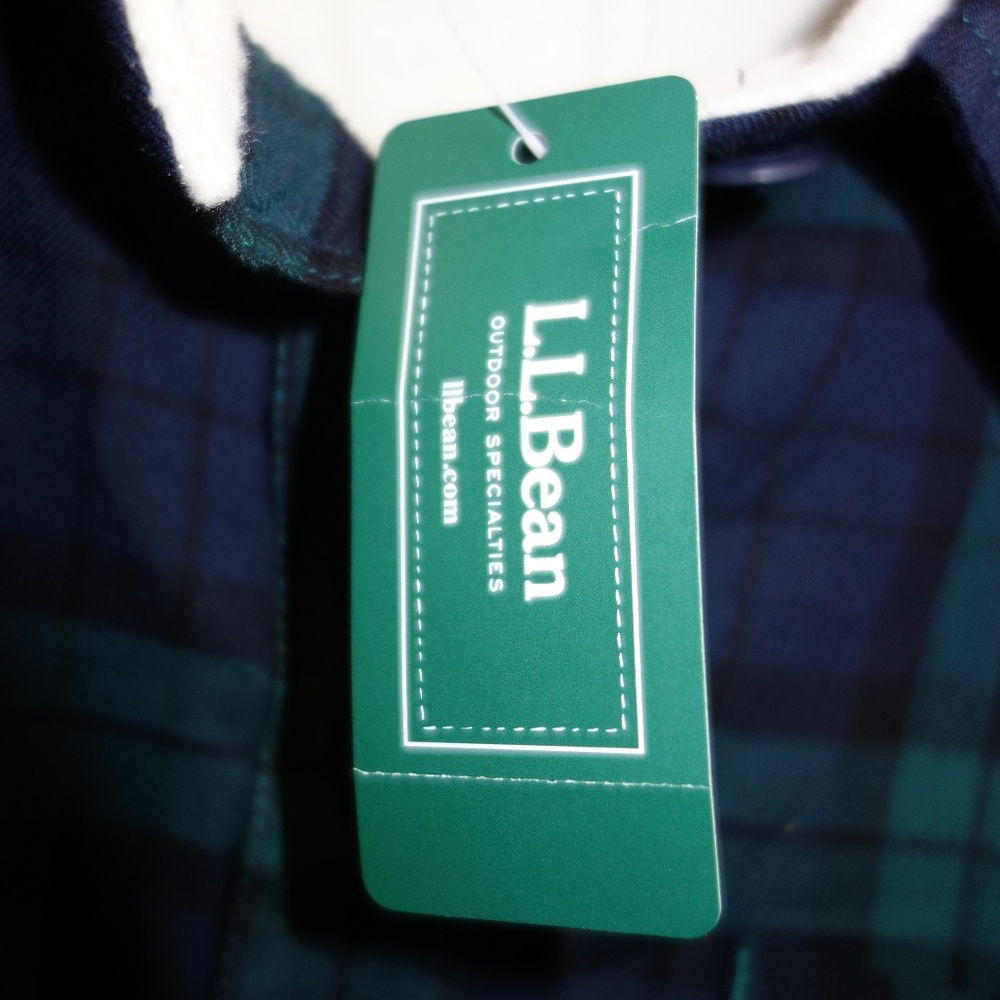 L.L. Bean Multicolored Notched Collar Button Down… - image 6